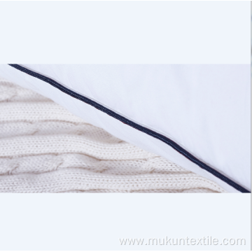Custom 100% polyester hollow logo pillow
